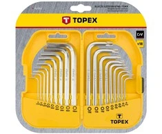 Klucze Šešiakampiai ir „Torx“ raktai, 18 vnt. rinkinys