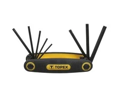Raktai Topex T9-T40, 8vnt.