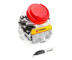 Mini Permanentinis Žymeklis TOPEX 14A895 (Juodas)