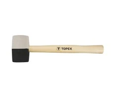 Guminis plaktukas TOPEX 02A354 (450g, 58mm, juoda/balta)