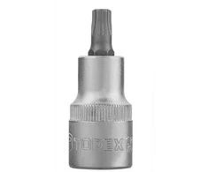 Torx Antgalis TOPEX T40 x 60 mm (1/2' Lizdas)