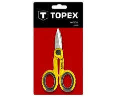 Žirklės TOPEX 140 mm, dviejų komponentų rankena