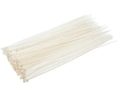 ‎Opaski Užveržimo dirželiai Topex 2,5mmx100mm, 100vnt. Balti