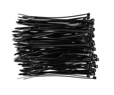 ‎Opaski Kabelių raišteliai 2,5 x 100 mm, 100 vnt., juodi