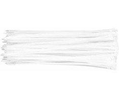 Topex Kabelių raiščiai 4,8 x 300 mm, 75 vnt., balta