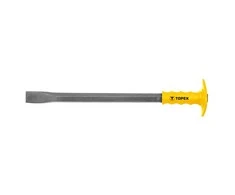 Przecinak TOPEX Kaltas su apsauga 03A159, 500x19 mm, legiruotas plienas