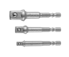 TOPEX KOMPLET ADAPTERÓW / UCHWYTÓW DO NASADEK 3 vnt.. 1/2-3/8-1/4" 38D151