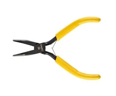Szczypce Tikslios ilganosės replės, lenktos, 125 mm