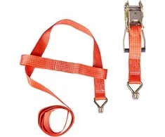 Krovinių tvirtinimo diržas su įtempikliu ir atrama 5000 kg, 3 m x 50 mm, AMIO-03317