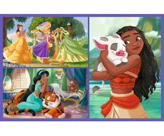 Trefl Dėlionė 2x70 vnt. - Disney princesės