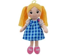 Tulilo Lėlė Basia skudurinė lėlė 35 cm