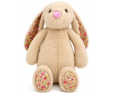 Tulilo Pliušinis žaislas - smėlio spalvos zuikutis, 25 cm