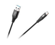REBEL USB - USB-C kabelis 0.5m Juodas