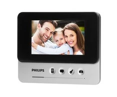 Orno „Philips WelcomeEye Compact“, vaizdo domofono rinkinys, laisvų rankų įranga, spalvotas, 4,3 colio LCD ekranas, OSD meniu, vartų valdymas