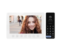 Orno Rinkinys Vaizdo domofono komplektas, be ragelio, spalvotas, 7" LCD, OSD meniu, vartų valdymas, su šifravimo įrenginiu ir RFID, baltas, ALCOR