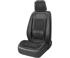 Amio Automobilio sėdynės kilimėlis su karoliukais 125 x 52 cm - juoda