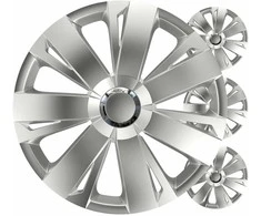 Versaco Ratų gaubtai 4 vnt. Energy, sidabriniai 16"