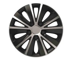 Versaco Ratų gaubtas 1 vnt. Rapide, juodas ir sidabrinis 16"