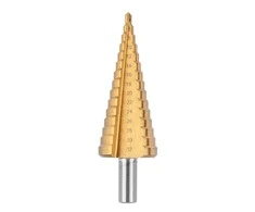 Grąžtas Verto Pakopiniai grąžtai 4-12, 4-20, 4-32 mm, TiN, 3 vnt.
