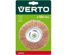 Verto Szczotka druciana tarczowa 100 mm