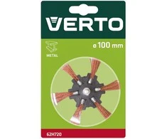Disko formos šepetėlis VERTO 62H720 100 mm, metalui ir medienai