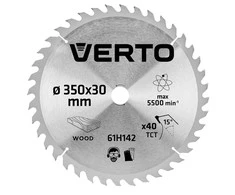 Pjovimo diskas medienai Verto 61H142; 350x30 mm