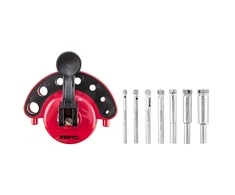 Grąžtas Deimantiniai grąžtai VERTO 60H840 4-12 mm 8 vnt. rinkinys