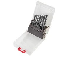 Grąžtas Verto HSS-G metaliniai grąžtai, 1,0-10,0 mm, rinkinyje 19 vnt.