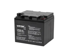 Švino akumuliatorius VIPOW 12V 40Ah