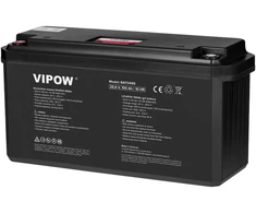 Vipow Akumuliatorius LiFePO4 100Ah 25,6 V akumuliatorius su BMS