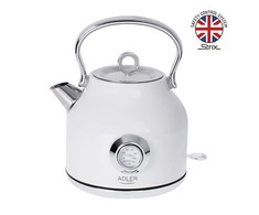 Adler | Virdulys with a Thermomete | AD 1346w | Electric | 2200 W | 1.7 L | Nerūdijantis plienas | 360° rotational base | Baltas