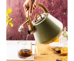 Virdulys plieno su gwizdkiem 2,5 L mėlyna, indukcija, Klausberg KB-9062