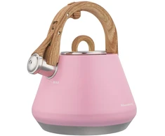 Virdulys plieno su gwizdkiem 2,5 L rožinė, indukcija, Klausberg KB-9064