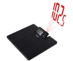 Virtuvinės svarstyklės Adler | Vonios svarstyklės su Projektorius | AD 8182 | Didžiausias svoris (keliamoji galia) 180 kg | Tikslumas 100 g | Juodas