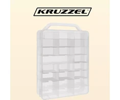Kruzzel Mašinėlių modeliukų dėklas lagaminas