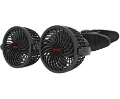 Amio Automobilio ventiliatorius su spaustuku 2x4" 12V