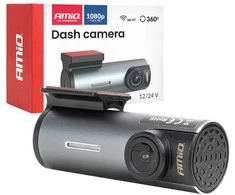 Automobilinis vaizdo registratorius 1K WLAN Wi-Fi Full HD 128 GB AMIO-04798