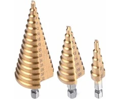 Grąžtas Amio Laiptiniai grąžtai metalui 4–32 mm, 3 vnt.
