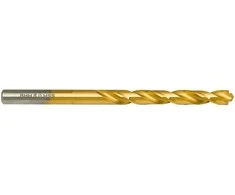 Wiertło Baildon DIN 338 RN 5 mm metalo grąžtas, HSS TiN (S), 86–52 mm (3 plokštumų kotas)