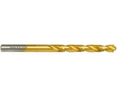 Wiertło Baildon DIN 338 RN 5,5 mm HSS TiN (S) metalo grąžtas, 93–57 mm (3 plokščių kotų)