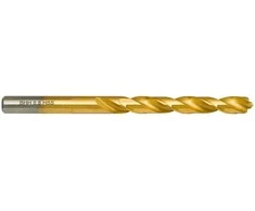 Wiertło Baildon DIN 338 RN 8,5 mm HSS TiN (S) metalo grąžtas, 117–75 mm (3 plokštumų kotas)