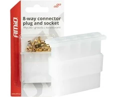 Kištukinio lizdo kubo formos elektros jungtis 8 kontaktų + jungtys amio-03516