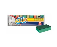 Kempinėlės su šiurkščia puse Midi Azur 8/5/2.5cm 10vnt.