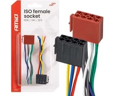 ISO CCA 5A 12V moteriška jungtis, AMIO-04444