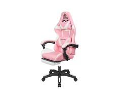 Kruger &amp; Matz GX-150 žaidimų kėdė Balta ir rožinė