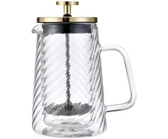 Zaparzacz Stūmoklinis kavos/arbatos virimo aparatas, stiklinis, 0,35 l, Klausberg, kb-7765