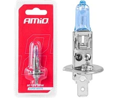 Halogeninė lemputė H1 12V 55W itin balta 1 vnt. blisterinėje pakuotėje amio-03359