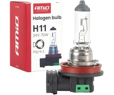Żarówka halogenowa h11 24v 70w pgj19-2 amio-05022