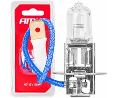 Halogeninė lemputė H3 12V 55W 1 vnt. blisterinėje pakuotėje amio-03360