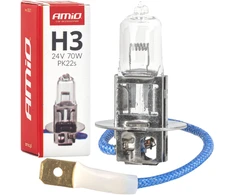 Halogeninė lemputė H3 24V 70W PK22S AMIO-05021